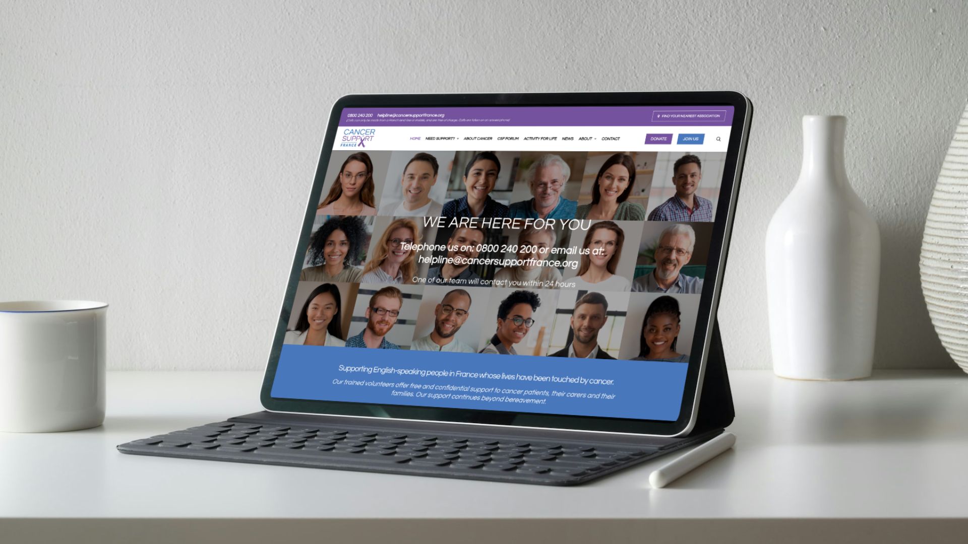 Cancer Support France New Website